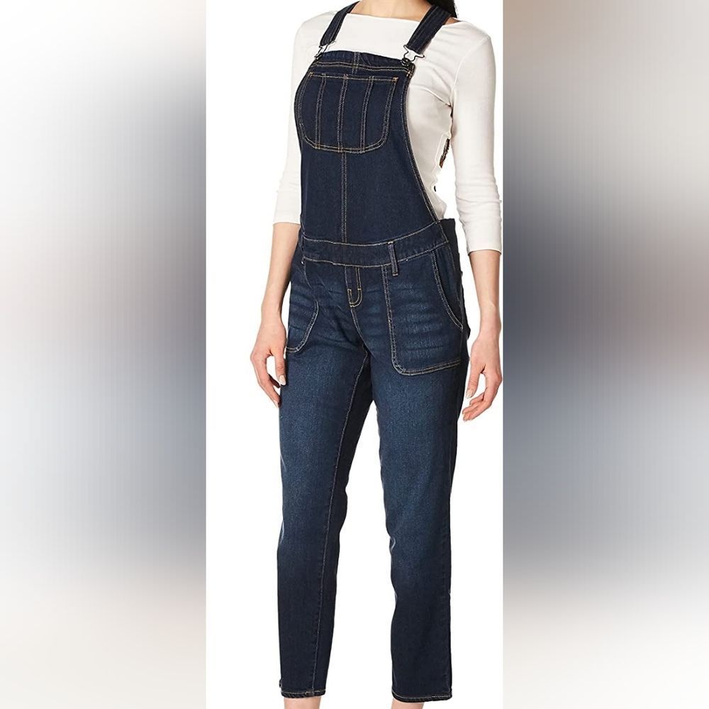 NWT Indigo Blue Maternity Denim Overalls